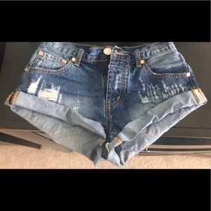 One teaspoon Pacifica bandit shorts